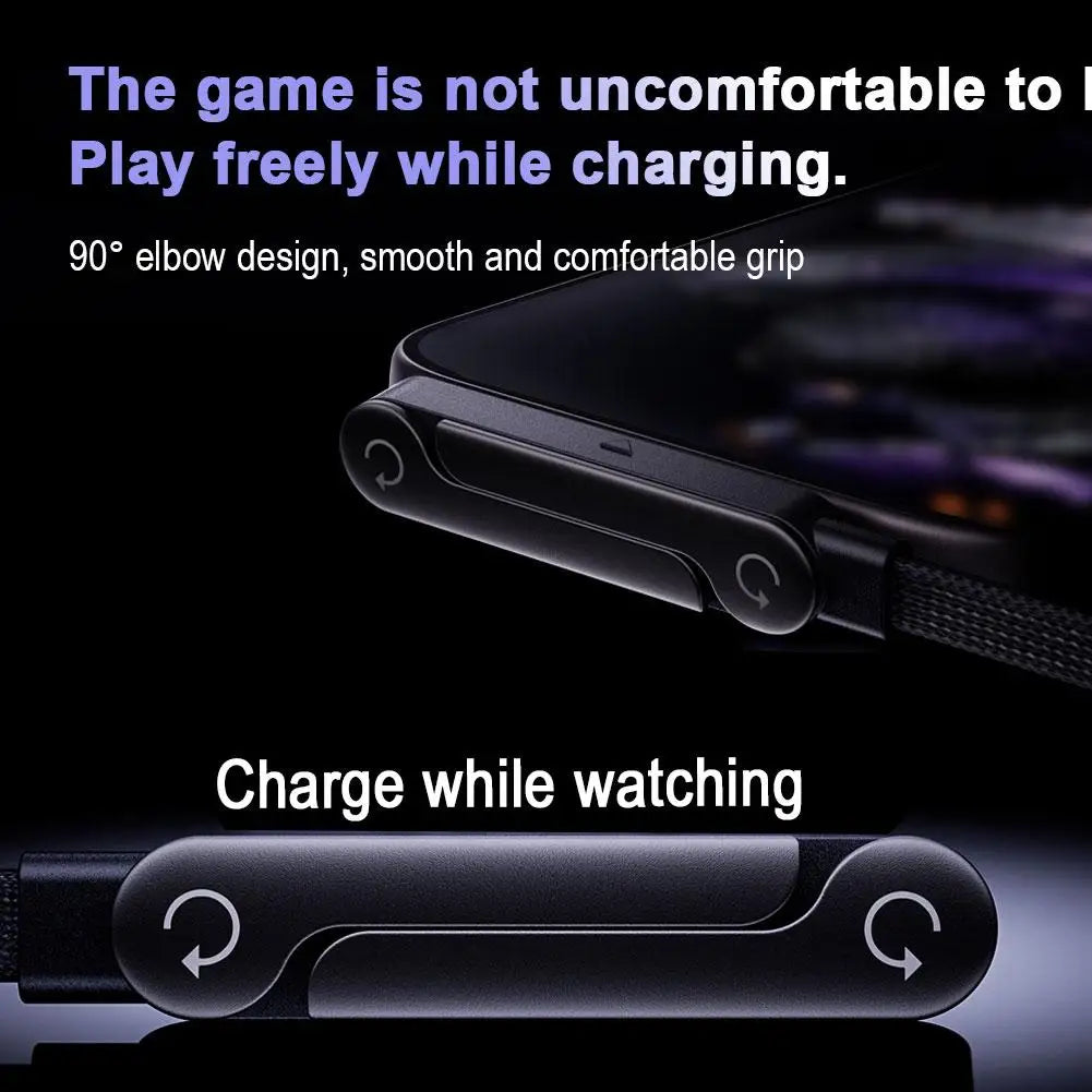 Nexory LockGrip™ USB-C Cable – Anti-Drop Secure Charging Cable