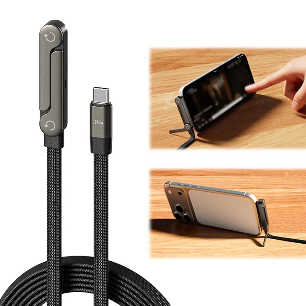 Nexory LockGrip™ USB-C Cable – Anti-Drop Secure Charging Cable